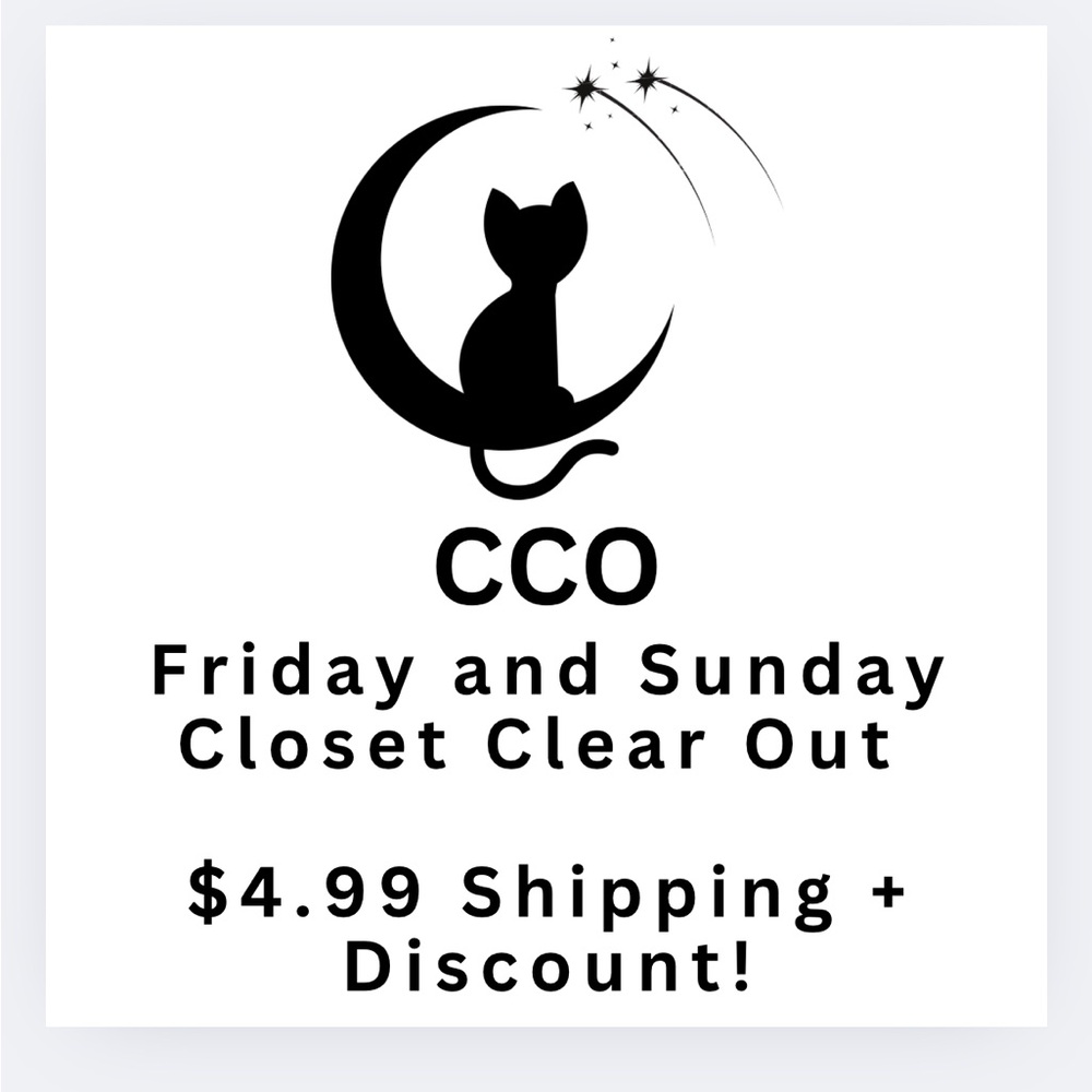 CCO / FRIDAY & SUNDAY $4.99 Shipping + Discount Closet Clear Out! #PoshLove